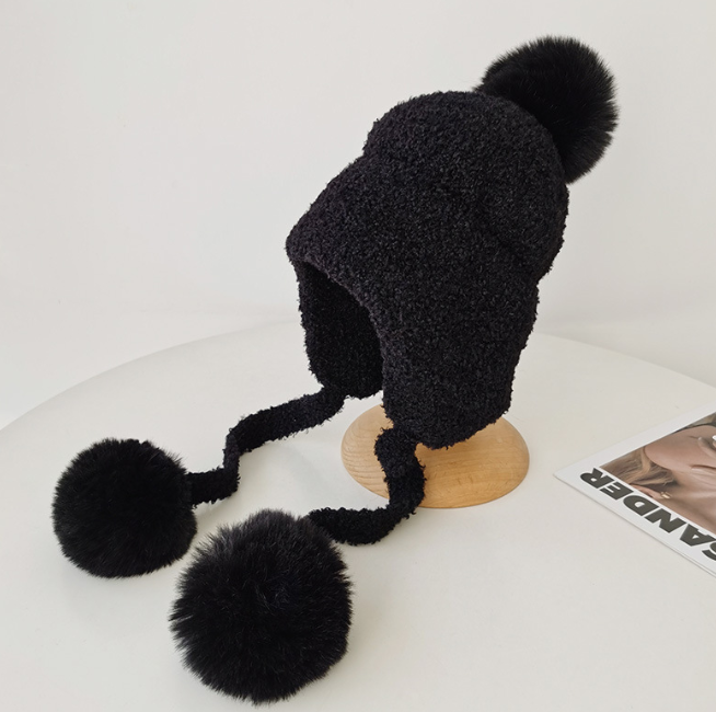 Cute Campus Zaihuile Thermal Knitting Woolen Cap