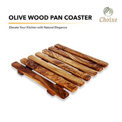 Olive Wood Pan Coaster Trivet
