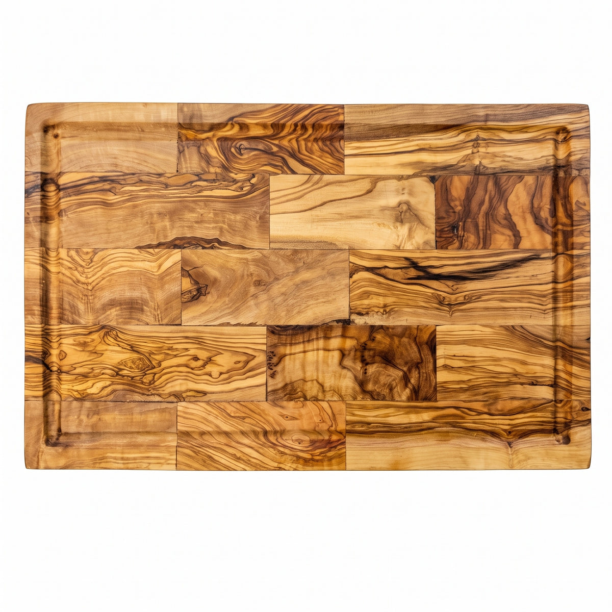 Multi-Purpose Large Olive Wood Serving and Cutting Board
